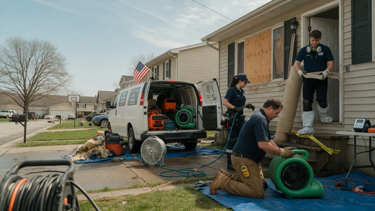 Water Damage Restoration in Leawood, KS near me